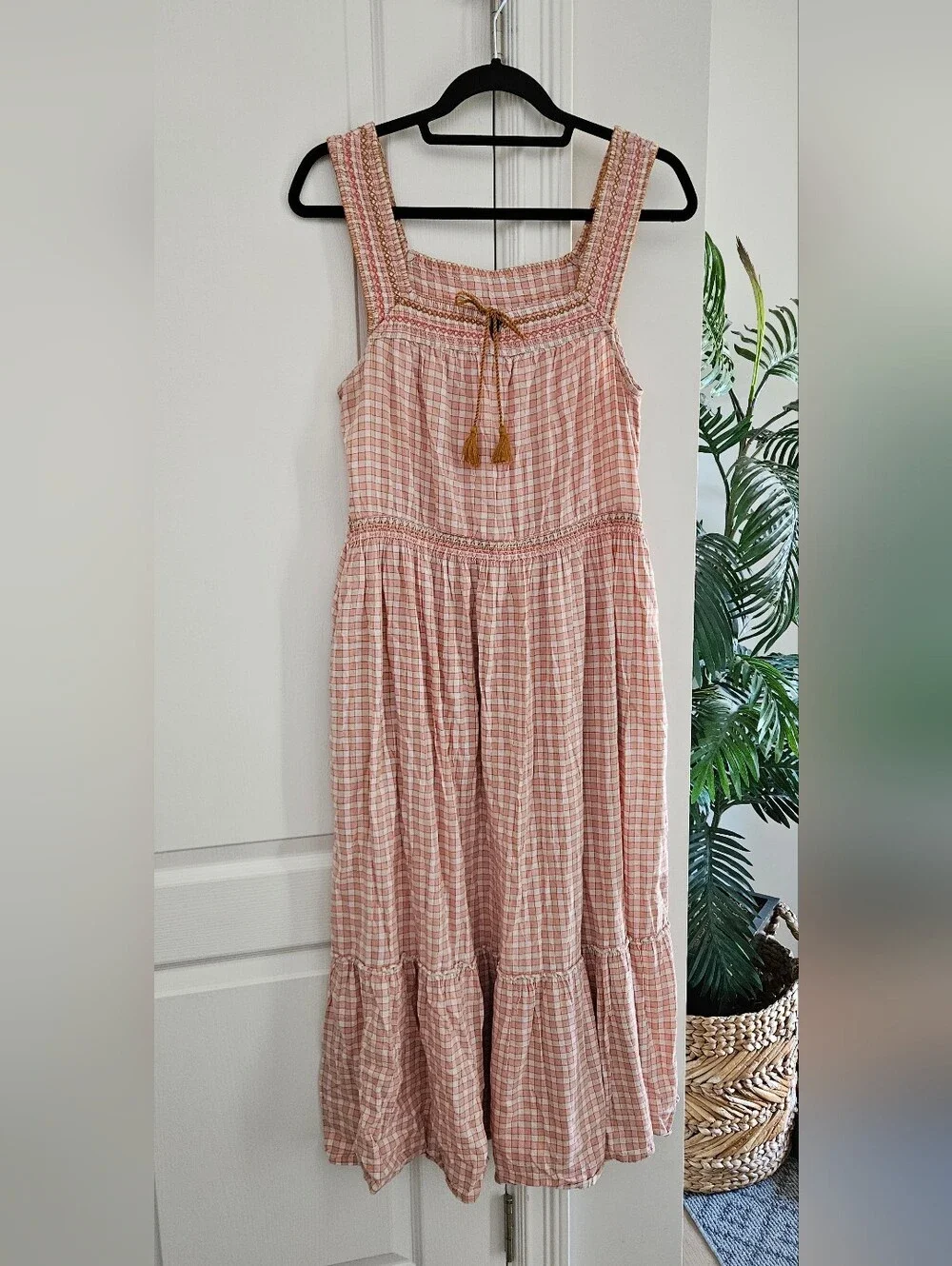 old navy pink plaid dress Plaid Dress For Kids